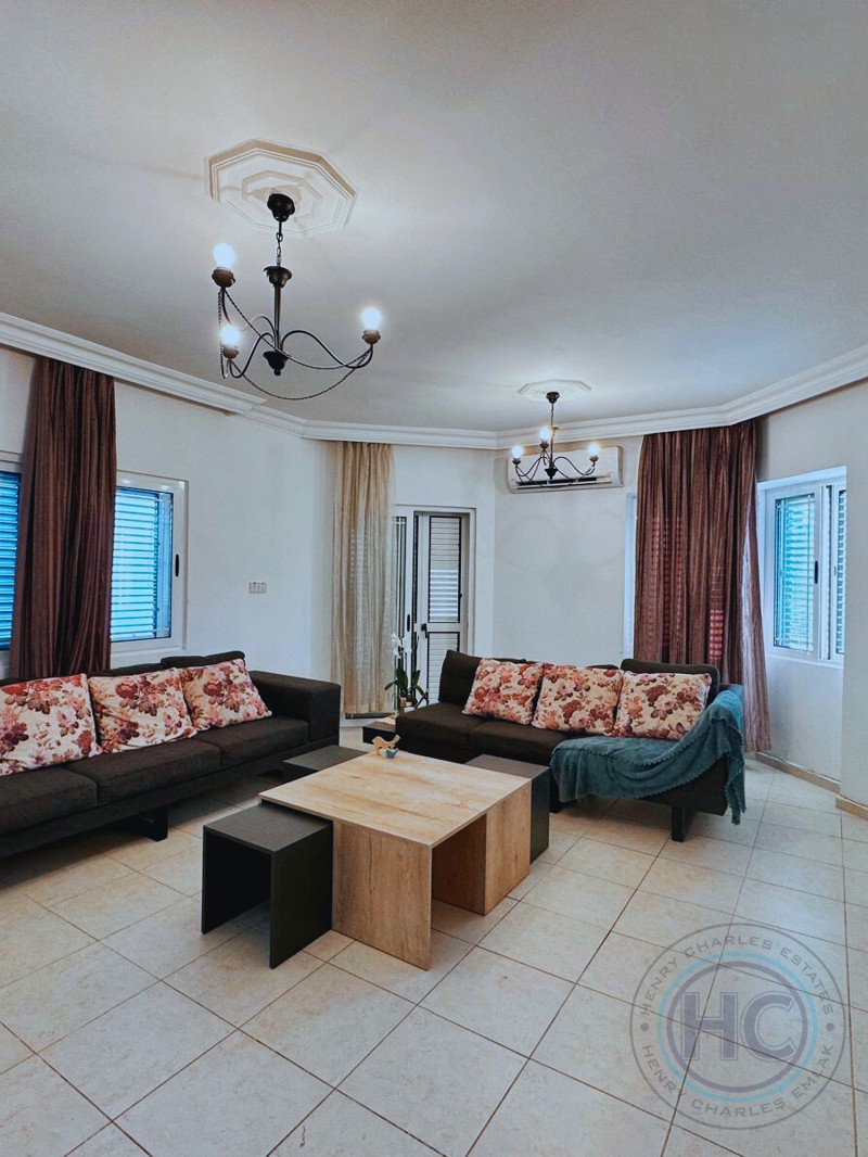 Three Bedroom Apartment for Rent in Kyrenia