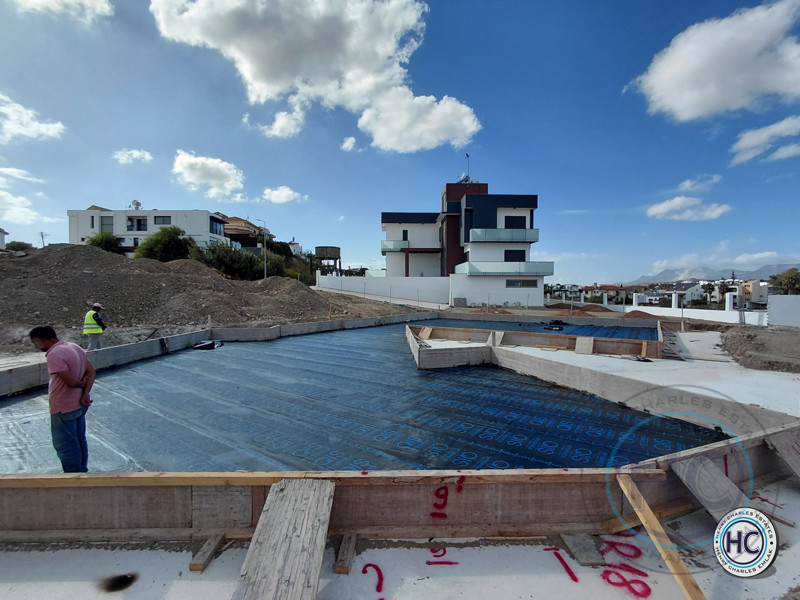 TURKISH TITLE GARDEN & FIRST FLOOR THREE BEDROOM APT FOR SALE IN AŞIKLAR TEPESİ, GÖNYELİ, LEFKOŞA