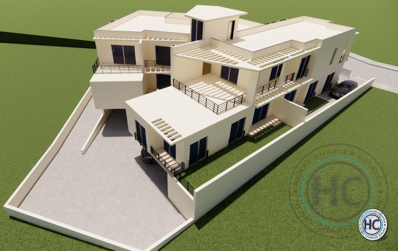 TURKISH TITLE GARDEN & FIRST FLOOR THREE BEDROOM APT FOR SALE IN AŞIKLAR TEPESİ, GÖNYELİ, LEFKOŞA