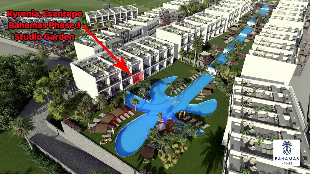 SEAVIEW STUDIO IN BAHAMAS HOMES FOR SALE, BAHCELI, KYRENIA 