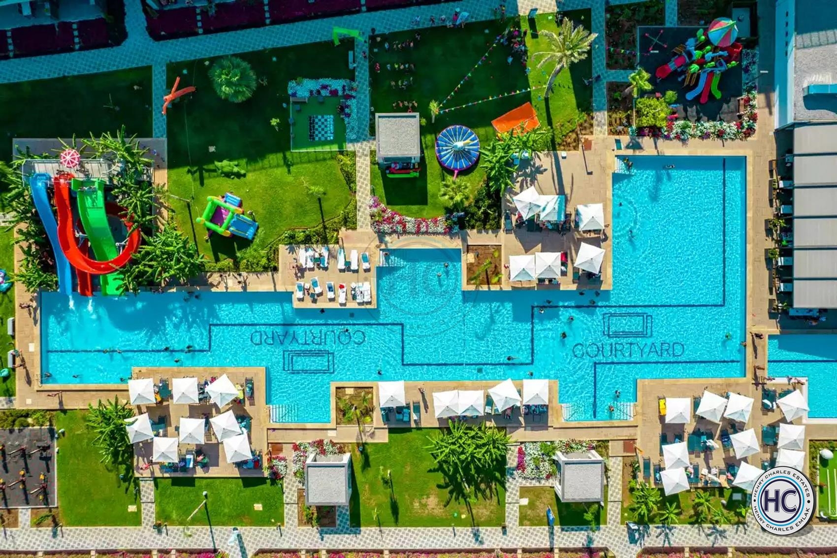 COURTYARD 1+1 FOR SALE, TITLE READY, LONG BEACH, ISKELE