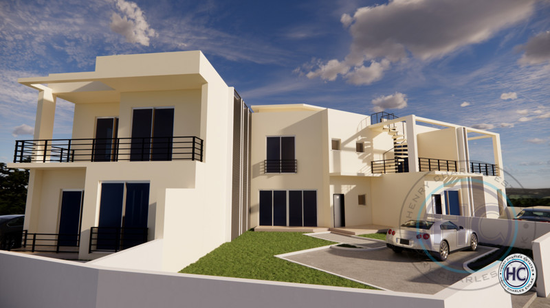 TURKISH TITLE GARDEN & DUPLEX TWO BEDROOM APT FOR SALE IN AŞIKLAR TEPESİ, GÖNYELİ, LEFKOŞA